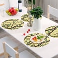 thumbnail image 6 of Branch with Leaves 15.4in Diameter PVC Plate Mat, Heat-Resistant and Cuttable, Kitchen Decor, 6 of 7