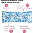thumbnail image 3 of Mastectomy Pillow,Post Heart Surgery Seatbelt Pillow,hysterectomy recovery,c section Recovery,Insert Icebags Pockets chemo port pillow,Pacemaker Seatbelt Protection,Great Breast Cancer Gifts for Women, 3 of 6