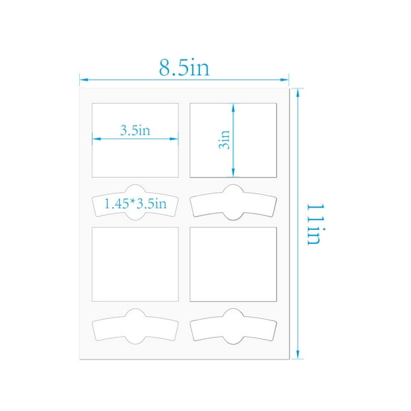 ITSELFER 10 Sheets Waterproof Wine Bottle Labels Printable Label Stickers for Red Wine Bottles DIY Wine Labels for Bottle Identification