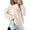 Cream, variant on Women's Cable Knit Sweater - Oversized Crewneck Pullover, Cozy Fall Winter Fashion