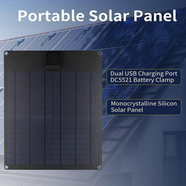 XXM330-360 20W solar panel + 50A controller 12V power supply portable solar charging for mobile phones, cars, boats and RVs