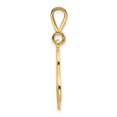 thumbnail image 2 of Pendentif Charme Collier Monogramme Initiale Lettre Délicate en Or Jaune 10k, 2 of 7