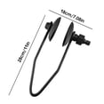 thumbnail image 3 of Motor externo FLUSHER Negro Conecte rápido Rack de limpieza Alta Tensil Soporte de acero Accesorios para barco para navegar Yate Barco marino Yuarrent VI001917-00, 3 of 5