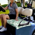 thumbnail image 3 of Renewold Golf Cart Accessories Soft Golf Cart Seat Cover Towel Blanket Fits for 2/4 Person Seats Golf Cart for All Weather, Monstera Leaf Light Green, 3 of 5