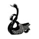 thumbnail image 2 of Estante para estatuas de cisnes, artesanía coleccionable de cisnes, estatua de cisne de fácil de limpiar para sala de estar, oficina,, 2 of 9