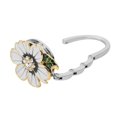 thumbnail image 4 of Gancho Seis pétalos de flores Plegable Bolsa Gancho Monedero Percha Titular Ganchos de mesa (Blanco) Likrtyny  Libre de BPA, 4 of 7