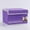 Purple-421, variant on Clearance Sale, Foldable Closet Storage Bags, Clothes Container Box Organizer, Foldable Pouches for Clothes, Storage Bags for Wardrobe, Space-saving Foldable Organizer for Closet, Space Saver