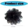 thumbnail image 5 of Yokua Elegant Sheer Tulle Feather Beaded Brooch Pin Fashion Accessory for Party, 5 of 14
