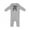 AC-Heather Grey, variant on Mom's Gym Buddy Fitness Workout Baby Romper Coveralls