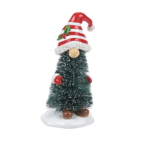 Department 56 Christmas Village Sisal Tree Christmas Gnome Indoor Figurine 4.5in H