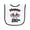 White and Black, variant on Inktastic USA Patriotic Happy 250th Baby Terry Cloth Bib