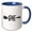 Blue/White, variant on 3drose, Bae Before Anyone Else Arrow, 11oz Two-tone Black Mug