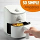 thumbnail image 4 of Tasty Freidora de aire personal, comidas más saludables en minutos, control de temperatura ajustable hasta 400°F, diseño fácil de usar, canasta y bandeja antiadherentes fabricadas sin PFAS, PFOA, PFOS, 4 of 5
