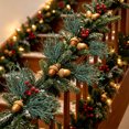 thumbnail image 7 of DefiDgd Artificial Evergreen Leaves Branch,Small Faux Green Stem Vase Filler Greenery Pick for Christmas Wreath Filling Table Mantel Indoor Floral Arrangement Winter Home Decor, 7 of 7
