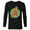 Black, variant on Marvel Avengers Logo Gingerbread Cookie Holiday - Long Sleeve T-Shirt for Men – Customized-Black