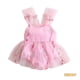thumbnail image 1 of Mameluco KIDSUP-Baby Girls , Bordado Sin Mangas Mariposa Tul Patchwork Body Ropa De Verano, 1 of 4