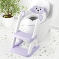 thumbnail image 1 of Asiento de entrenamiento para ir al baño COOSEYA 2 en 1 con banquito impermeable, 1 of 6