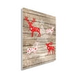 thumbnail image 1 of Awkward Styles Christmas Wall Art Metal Print Christmas Deers Home Decor, 1 of 5