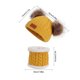 thumbnail image 4 of Guardurnaity Conjunto de 2 unidades de gorro para bebé, bufanda, gorro de otoño e invierno, bufanda para niño recién nacido, gorro de punto para Sombreros traje amarillo, 4 of 6