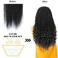 thumbnail image 3 of MORICA Senegalese Twist Crochet Hair 8 Packs 18 Inch Crochet Hair For Black Women, Small Twist Crochet Braids Hair Hot Water Setting, Crochet Braiding Hair Straight Ends(18 Inch, 1B), 3 of 6