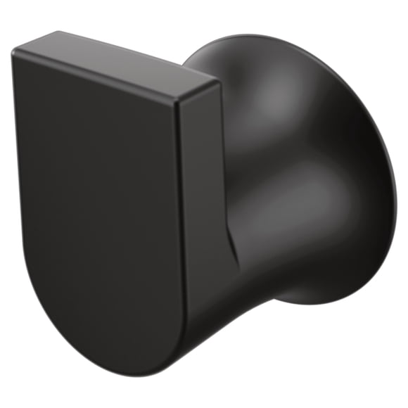 Moen BH3803BL Genta Moderne Crochet pour Peignoir Simple, Noir Mat