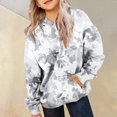thumbnail image 4 of Staki Girl's Camo Hoodies Long Sleeve Camouflage Print Hooded Sweatshirts Pullover Vintage Tops Streetwear 2-12Y(White,10-11 Years), 4 of 6