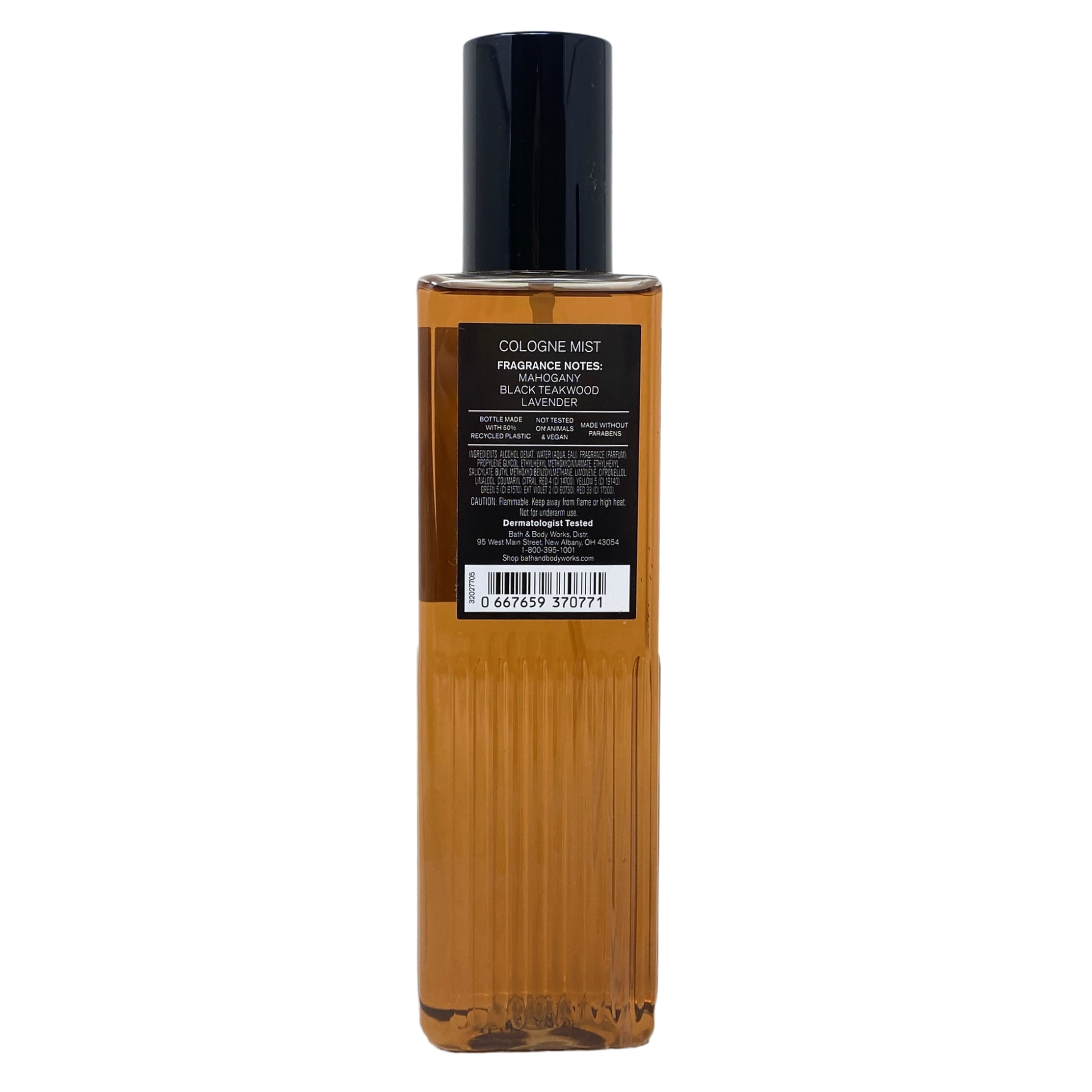 Bath & Body Works The Men's Shop Mahogany Teakwood 2 Piece Cologne Mist Set with a Clay Baby Bar Soap - Full Size