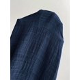 thumbnail image 5 of Womens Blue Square Neckline Maxi Dress With Puff Sleeves And Tiered Ruffle, 5 of 7
