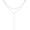 F1: Y Layered Bead Necklace - Sliver, variant on Lariat Necklace for Women Circle Bar Y necklace Dainty Long Gold Necklaces for Women 14k Gold Plated Drop Necklace CZ Pendant Diamond Choker Trendy Jewelry Gifts for Women Wedding[t9285]