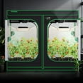 thumbnail image 6 of VIVOSUN S848 4x8 Grow Tent, 96"x48"x80" High Reflective Mylar with Observation Window and Floor Tray for Hydroponics Indoor Plant for VS4000/VSF4300, 6 of 9