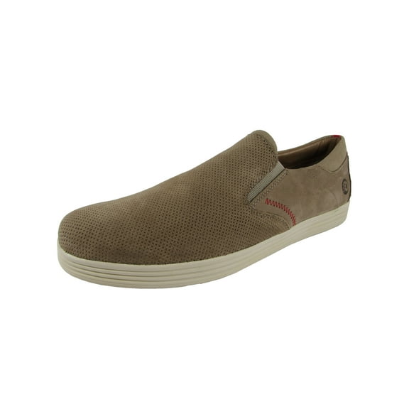 Dunham Mens Colchester Slip On Sneaker Shoes, Taupe, US 8