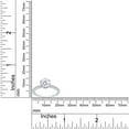 thumbnail image 6 of D Color VVS1-VVS2 Round Brilliant Cut 1.33 Carat Moissanite Lab Created Diamond Engagement Ring for Women In 14K White Gold Over Sterling Silver With Certificate of Authenticity-9, 6 of 8