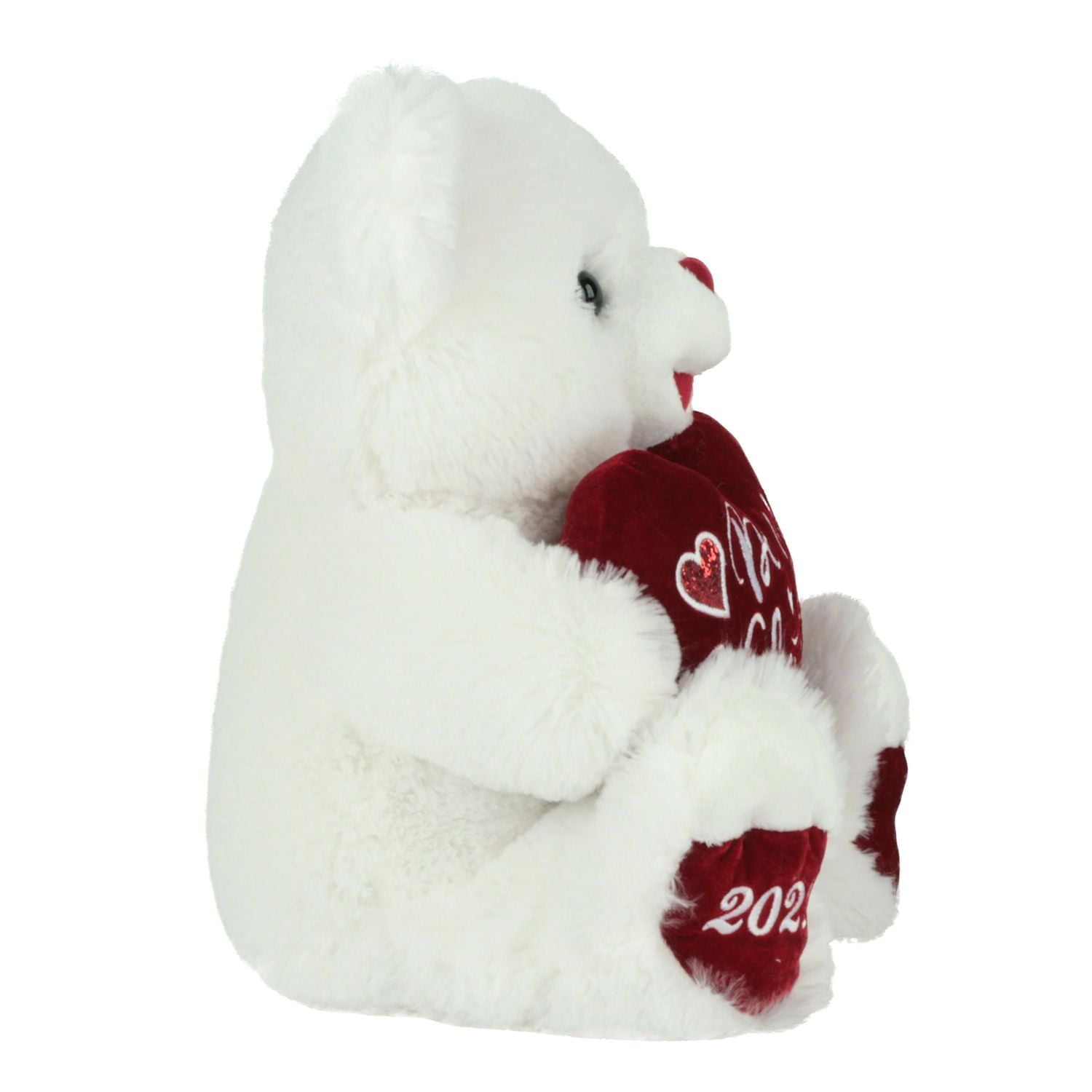 Way To Celebrate Valentine’s Day Large Sweetheart Teddy Bear 2021, White