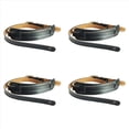 thumbnail image 1 of 4X Duradero y Hebilla de Metal Correa de Guitarra Eléctrica CinturóN Hombrera Correas de Guitarra Vintage Ajustables-Color Negro, 1 of 4