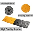thumbnail image 4 of IAJXWI 2PCS Rubber Curb Ramp 2'' Rise Heavy Duty Driveway Ramps for Sidewalk Threshold Ramp for Loading Dock Sidewalk Car Scooter Bike Motorcycle, 39'' (L) x 10'' (W) x 2'' (H), 4 of 9