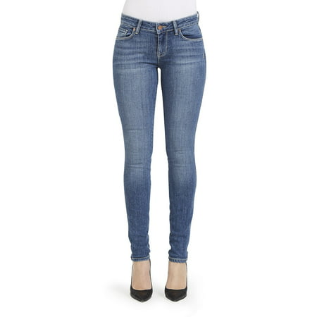 Women's Skinny Jeans Vintage Medium Blue | Form Fitting Stretch Fabric | Buy Genetic Denim Jeans