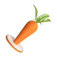 thumbnail image 1 of tredstone Funny Sisal Rope Cat Scratching Post Carrot DIY Scratcher Cat Climbing Frame M L, 1 of 6