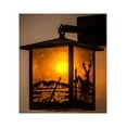 thumbnail image 3 of Meyda Tiffany 183603 Seneca Deer Creek 16" Tall Wall Sconce - Black, 3 of 3