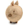 thumbnail image 3 of Wood Piggy Bank - Pig Figurine Coin Holder for Girls & Boys - Wooden Saving Money Box, 3 of 7