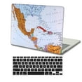 thumbnail image 1 of KSK KAISHEK Hard Shell Compatible with MacBook Air 13.6 Inch m2 with Retina Display Touch ID Type C + Black Keyboard Cover Model: A2681 m2 (World Map 32), 1 of 5