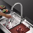 thumbnail image 3 of Extensor de grifo de cocina, aireador de grifo de ahorro de agua antisalpicaduras giratorio de 360 ​​°, rociador de fregadero ajustable de 2 modos, reemplazo de cabezal de grifo de cocina, 3 of 5