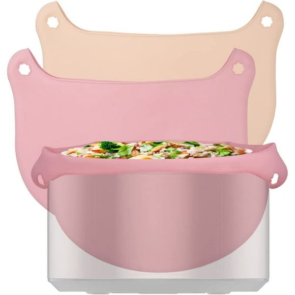 2 Piece Slow Cooker Compatible Slow Cooker Crock Pot Divider Liner, Slow Leak Proof Reusable Silicone Slow Cooker Liner