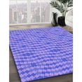 thumbnail image 3 of Ahgly Company Machine Washable Indoor Square Transitional Purple Mimosa Purple Area Rugs, 7' Square, 3 of 7
