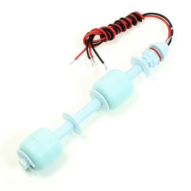 Unique Bargains Aquarium 15cm Long Liquid Water Level Float Floating Switch Blue