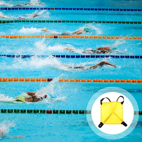 MLINS Swim Workout Parachute for Resistance Training Adjustable Swim Training Equipment Pool Portable Swim Exercise Parachute for Swimming and Fitness