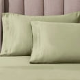 thumbnail image 4 of Superior Anathema Egyptian Cotton Solid Sheet Set, Queen, Sage, 4 of 13