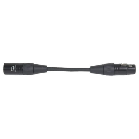 Odyssey OSP1005DMXM3F5 DMX Cable XLR Male to XLR Female 3P Pro - 0.5 Feet