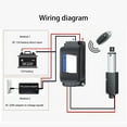 thumbnail image 3 of Electric Linear Actuator 40mm Stroke 150N 4mm / s Linear Motion Actuator for Sofa Robot TV Table Window, 3 of 7
