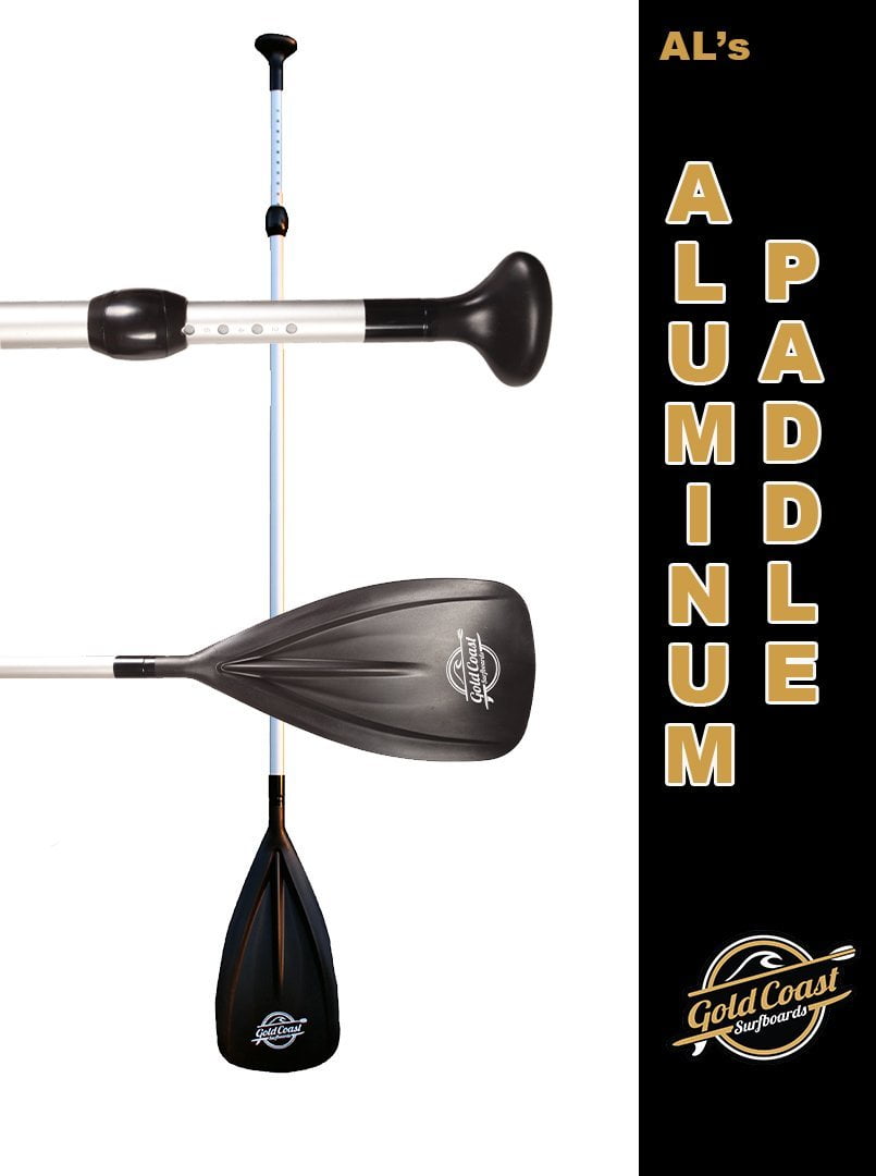 Gold Coast Surfboards Al's Aluminum Paddle Adjustable Aluminum SUP Paddle by Gold Coast Surfboards