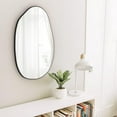 thumbnail image 4 of CONGUILIAO Irregular Asymmetrical Mirror Wall Mounted, Unique Vanity Mirror,Shaped Dressing Mirror Decorative for Living Room, Bathroom, Bedroom, Entryway Wall Decor, 33.5"×20.5", 4 of 12